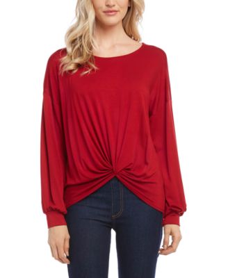 Karen Kane - Twist-Hem Top