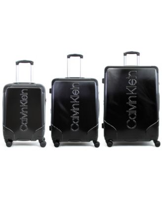 calvin klein luggage print s092