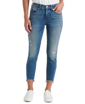 Lucky Brand Ava Leopard-Print Skinny Jeans - Macy's