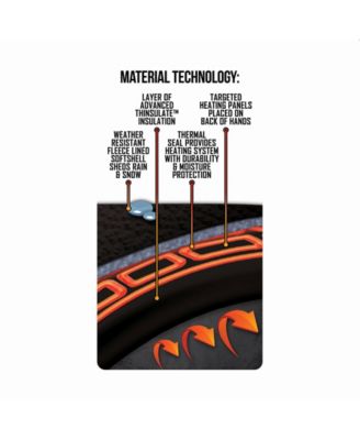 Women's AA Battery Heated Snow Gloves