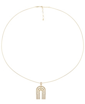 image of Trifari Gold-Tone Long Pendant Necklace