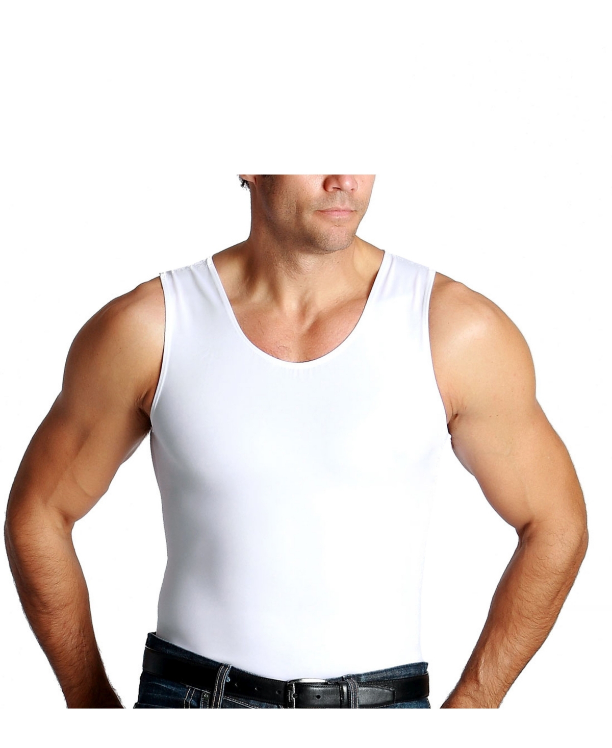 Instaslim Men's Big & Tall Insta Slim Compression Muscle Tank Top
