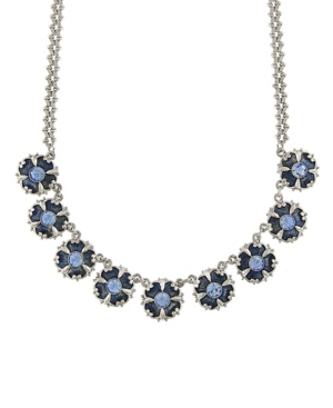 image of Downton Abbey Crystal Enamel Collar Necklace