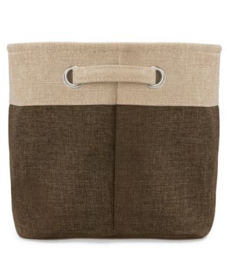 3 Pack 15 inch Collapsible Storage Bins with Handles - Perfect for Home Storage & Organization