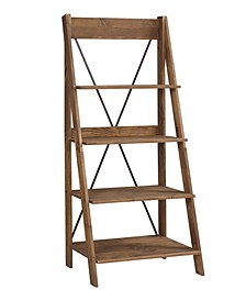 Solid Wood Ladder Bookshelf