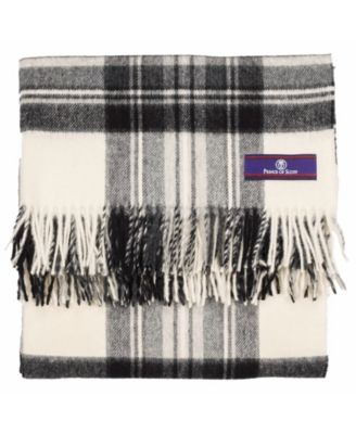 Highland Tartan Tweed Merino Wool Throw, 55" x 72"