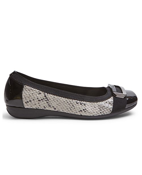 Anne Klein Sport Uplift Buckle Flats & Reviews - Flats - Shoes - Macy's