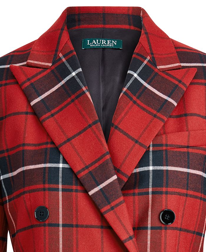 Lauren Ralph Lauren Plaid WoolBlend Blazer Macy's