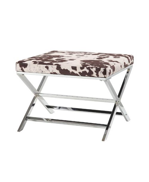 Coaster Home Furnishings Stockton Cow Print Ottoman Reviews