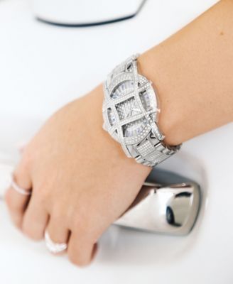 Women's Olympia Platinum Series Diamond (2 1/2 ct. t.w.) Stainless Steel Watch, 38Mm