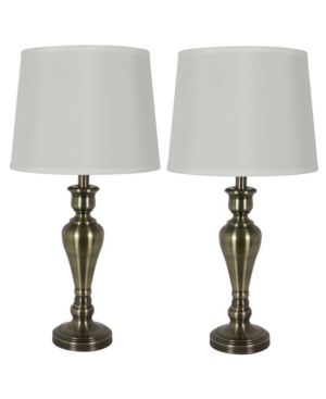Decor Therapy Set of 2 Marie Touch Control Table Lamps