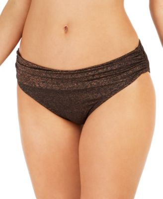 ruched hipster bikini bottoms