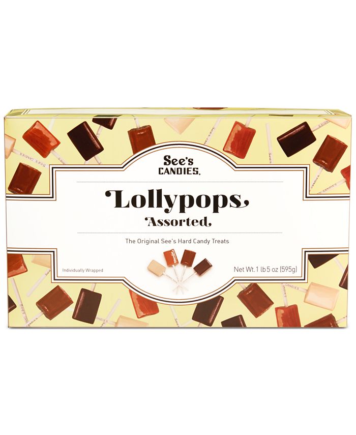 See's Candies 8.4 oz. Chocolate Caramel Lollypops