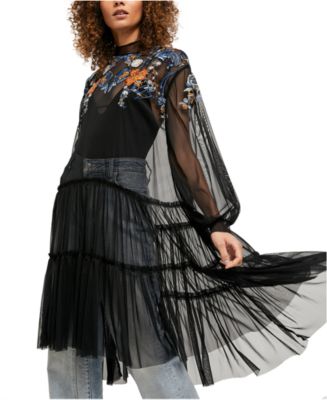 Free People Sheer Delight Maxi Top - Macy's