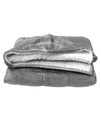 14323509 Hooded Sherpa Weighted Blanket Collection Bedding sku 14323509