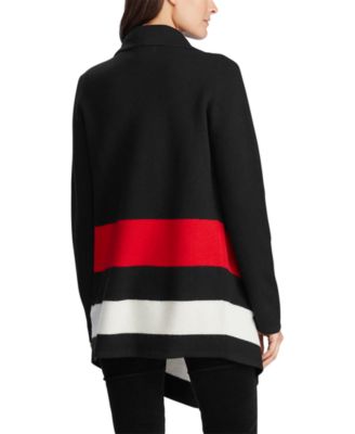 Lauren Ralph Lauren Open-Front Wool Sweater