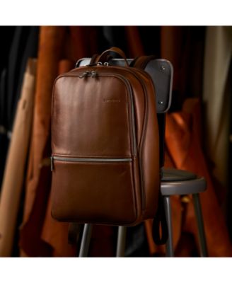 Classic Leather Slim Backpack