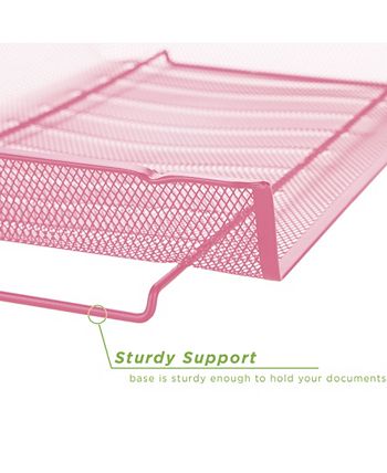 Mind Reader 2 Piece Stackable Letter Tray Desk Organizer - Macy's