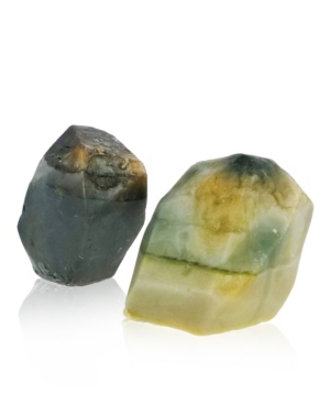 Sway Glow Gems Set of 2 Handcrafted Natural Gemstone Soaps - West Indian Sandalwood