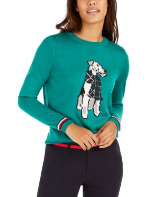 green tommy hilfiger sweatshirt
