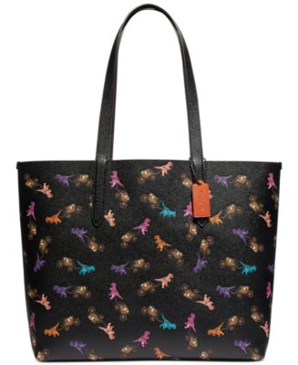 COACH Rexy And Carriage Repeat Print Highline Tote, Created for Macy's ...