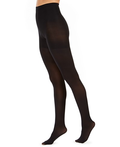 Spanx Luxe Leg High-Waisted Tights - Very Black - B