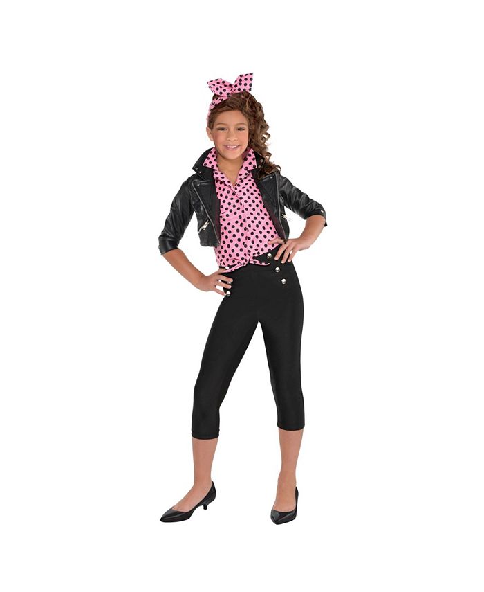 Amscan Big Girls Greaser Costume & Reviews - Kids - Macy's