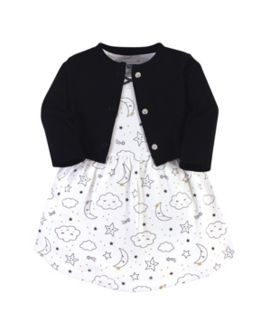 Hudson Baby Toddler Girl Dress and Cardigan