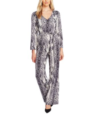 tie front wide leg jumpsuit vince camuto