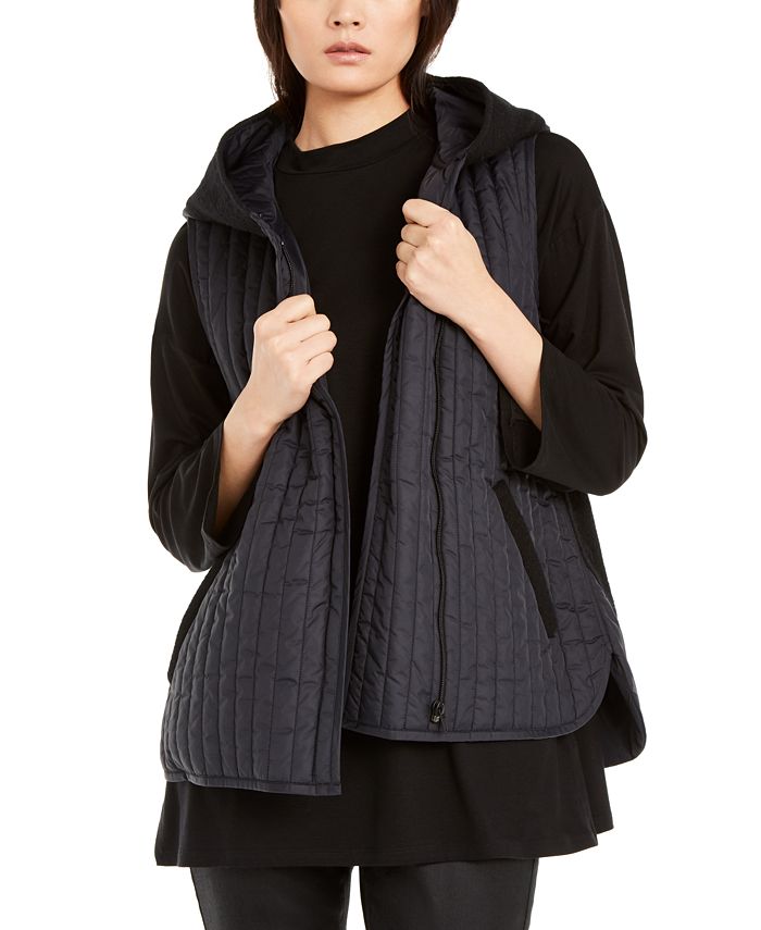 Eileen fisher vests store