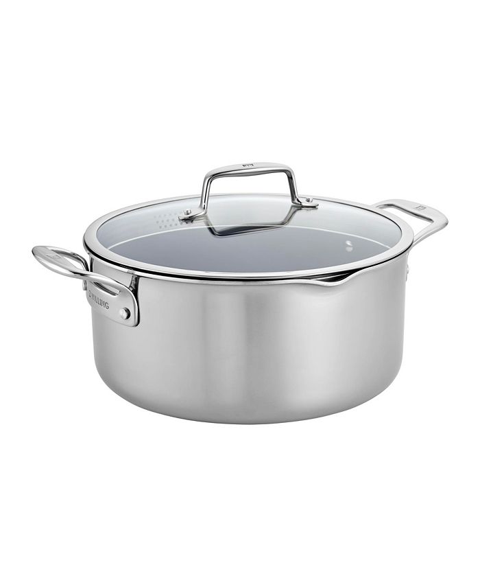 J.A. Henckels Zwilling Clad CFX 8Qt. Dutch Oven with Strainer Lid and