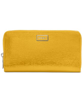 dkny zip around purse