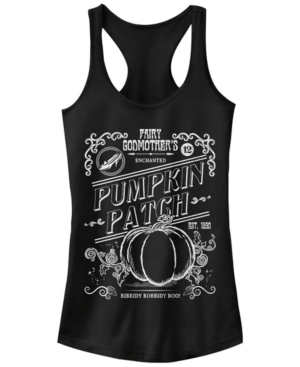 Disney Juniors' Princesses Midnight Pumpkin Patch Ideal Racerback Tank Top