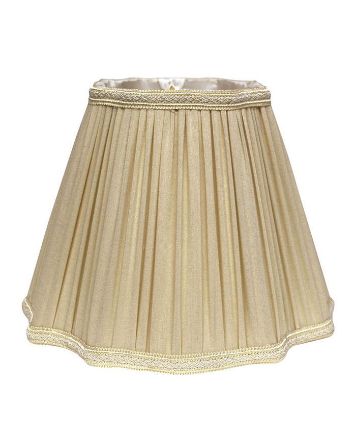 Macy's Cloth&Wire Slant Fancy Square Pleated Softback Lampshade with