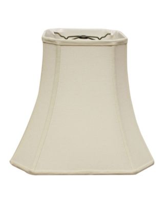 Cloth&Wire Slant Cut Corner Square Bell Softback Lampshade with Washer Fitter