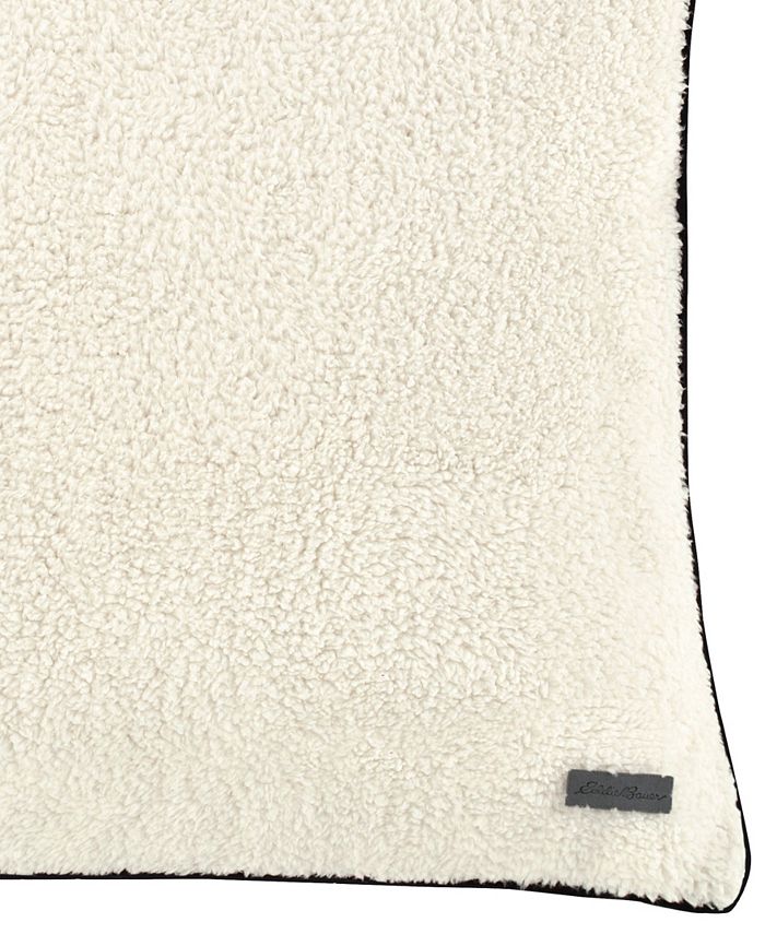 Eddie Bauer Ivory Sherpa Throw Pillow Macy's