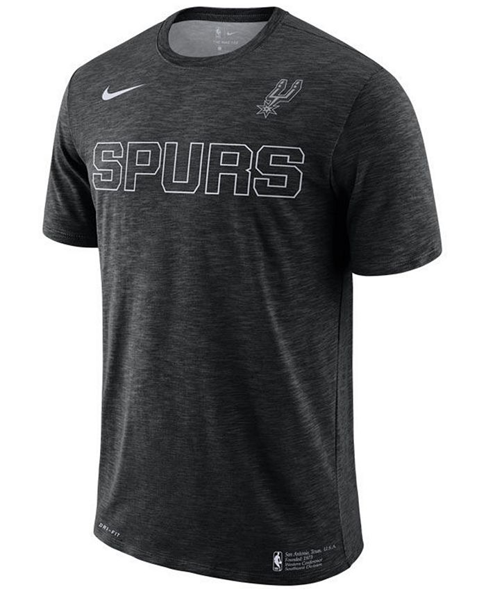Nike Men's San Antonio Spurs Facility Dri-FIT T-Shirt & Reviews ...