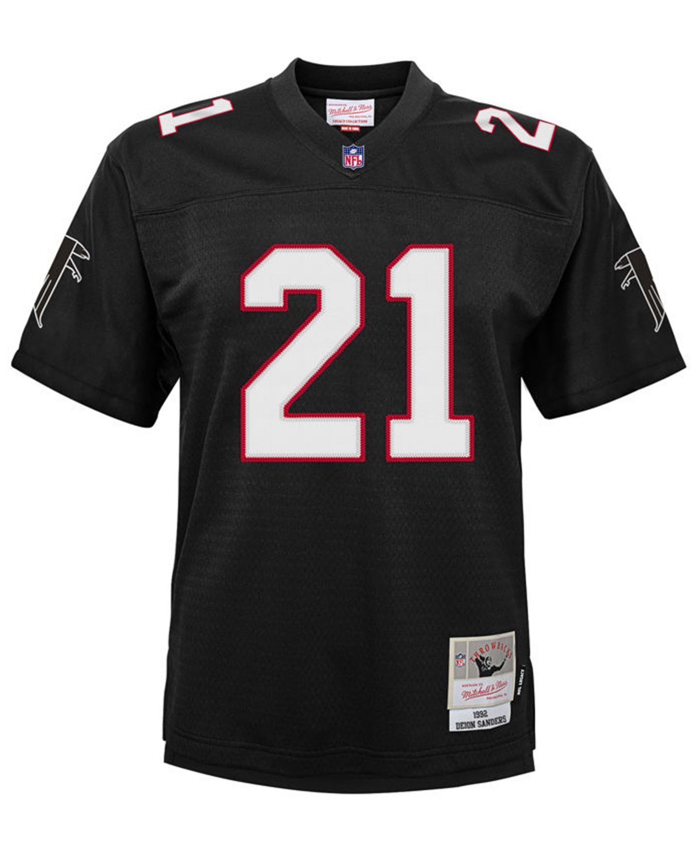 Детская джерси Mitchell & Ness Deion Sanders Atlanta Falcons Legacy — фото 3
