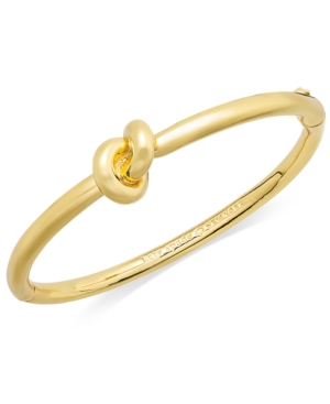 UPC 098686195851 product image for kate spade new york Bracelet, Sailor's Knot Hinge Bangle Bracelet | upcitemdb.com