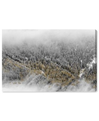 Overhead Golden Forest Canvas Art, 15" x 10"