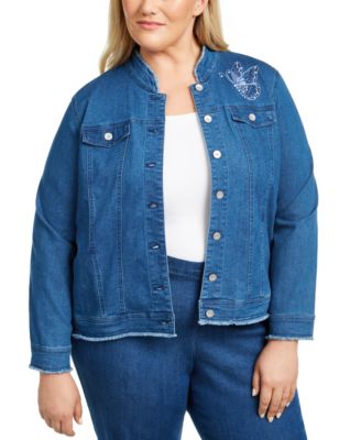 alfred dunner jean jacket