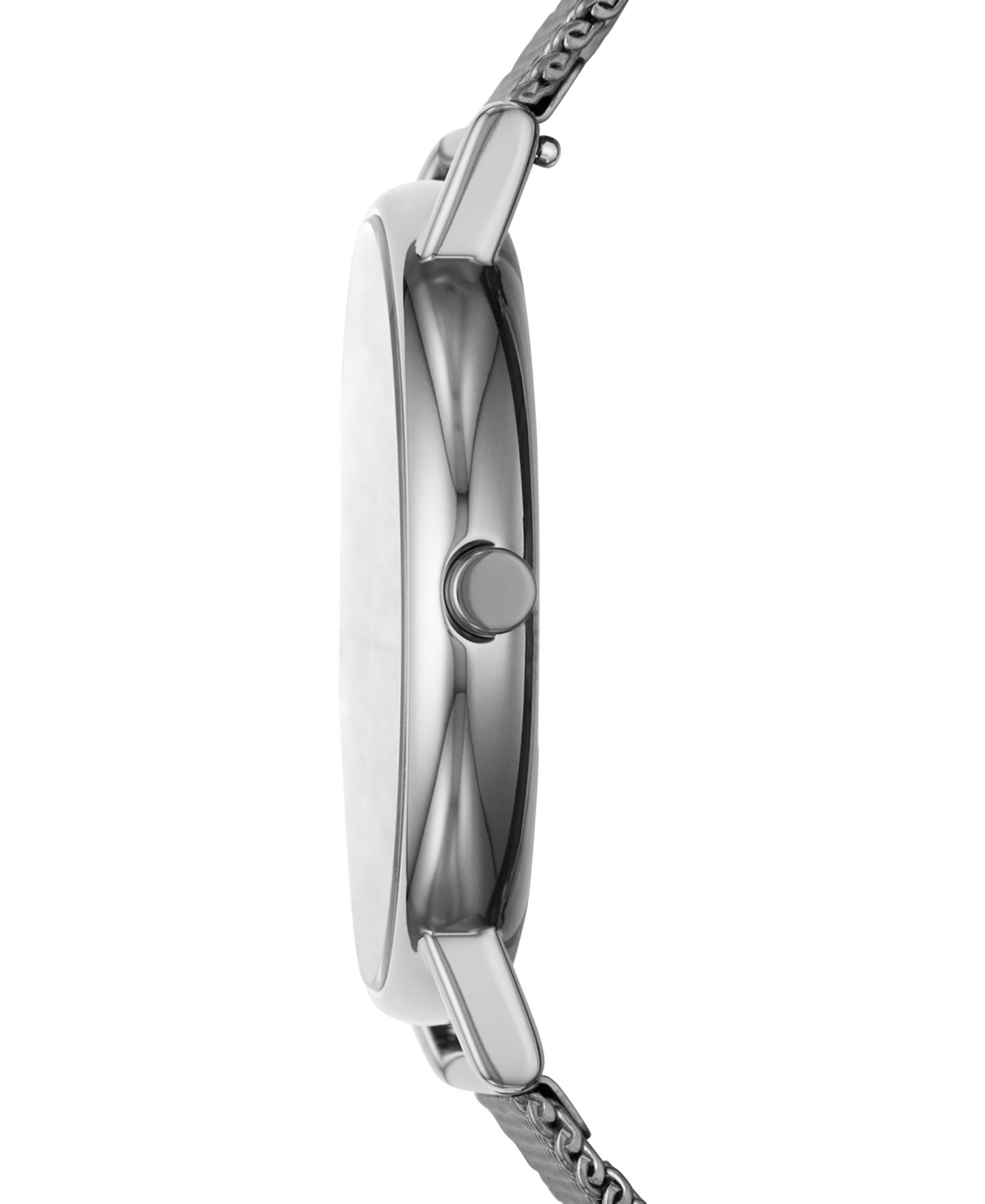 Мужские часы Skagen Signatur Gunmetal Stainless Steel Mesh Bracelet Watch 40mm — фото 2