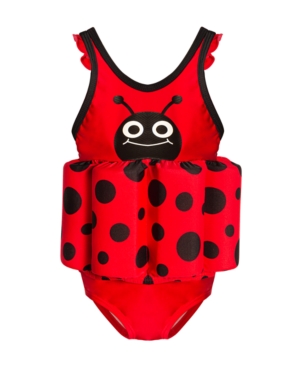 image of Miss Glitter Toddler Girl Ladybug Float Suit