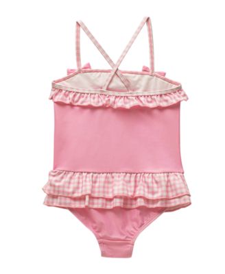 baby girl gingham swimsuit