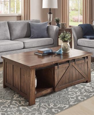 Sheldon Barn Door Cocktail Table