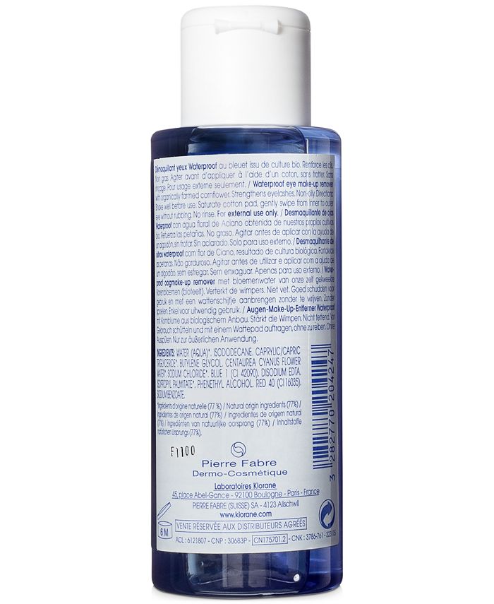 Klorane Waterproof Eye MakeUp Remover With Organically Farmed