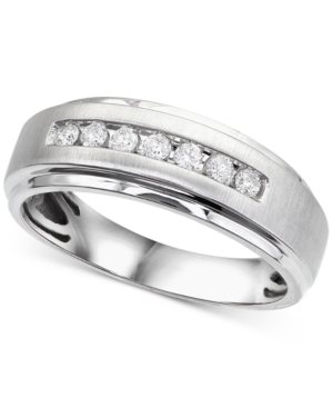 Men's Diamond Channel-Set Band (1/4 ct tw)
