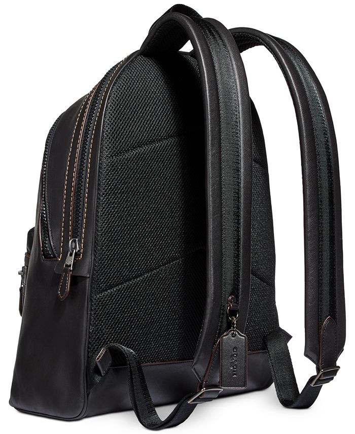 COACH Men's Academy Leather Backpack Macy's