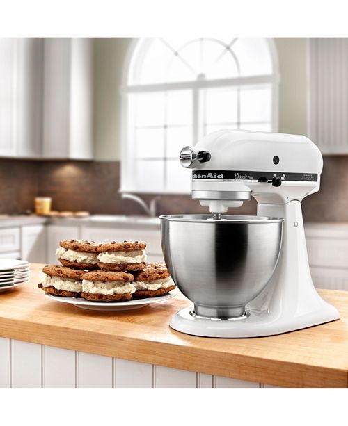 KitchenAid 4.5 Qt. Classic Plus Stand Mixer KSM75 & Reviews Small