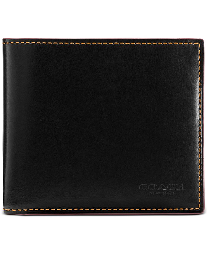COACH Men's Leather Wallet Macy's